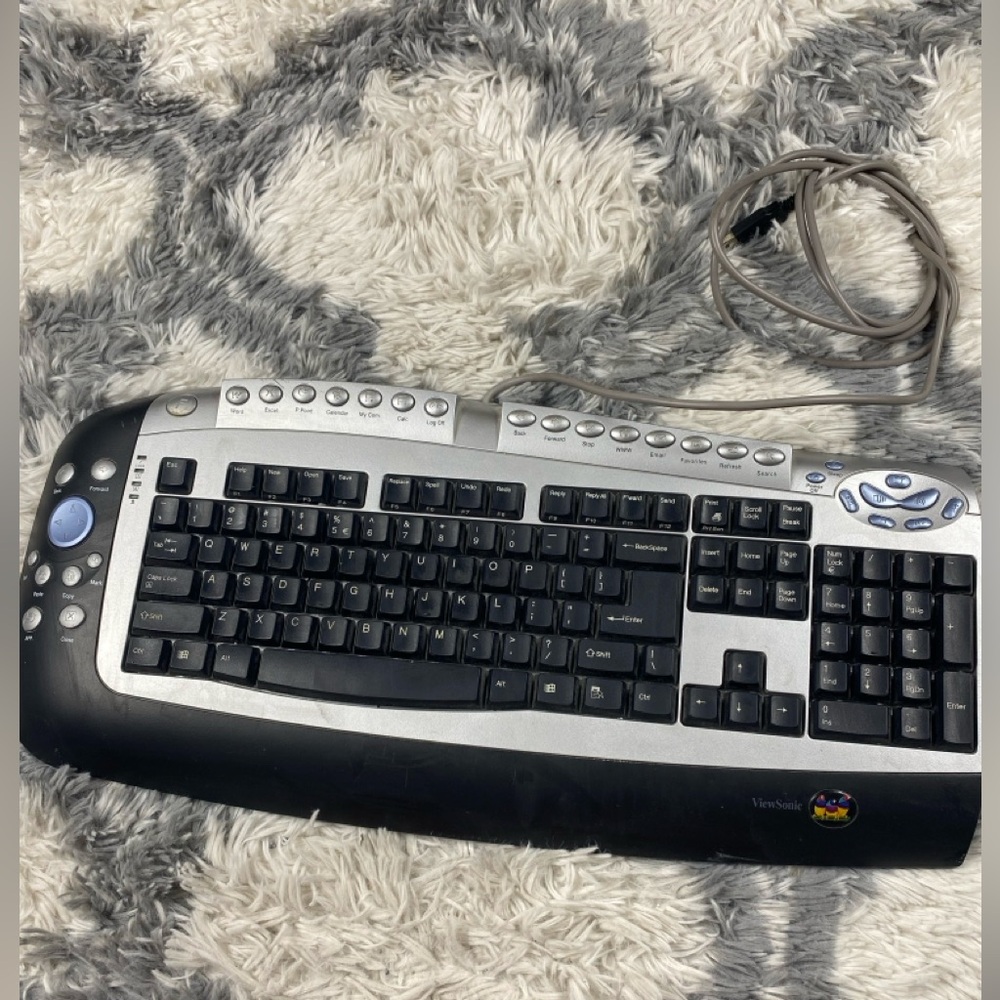 ViewSonic KBM-KP-202 2-Tone 104 Normal Keys 33 function keys  Standard Keyboard